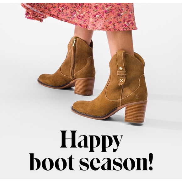 Hush Puppies Shoes - Hush Puppies Hannah Western Mid Boot Suede
